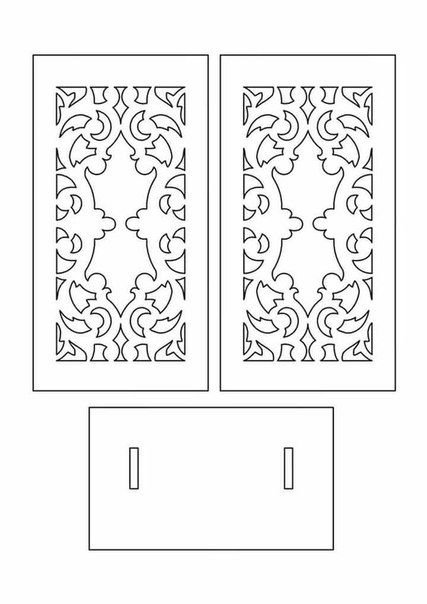 Трафарет для шкатулки