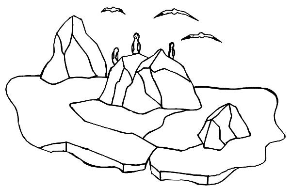 Айсберг раскраска