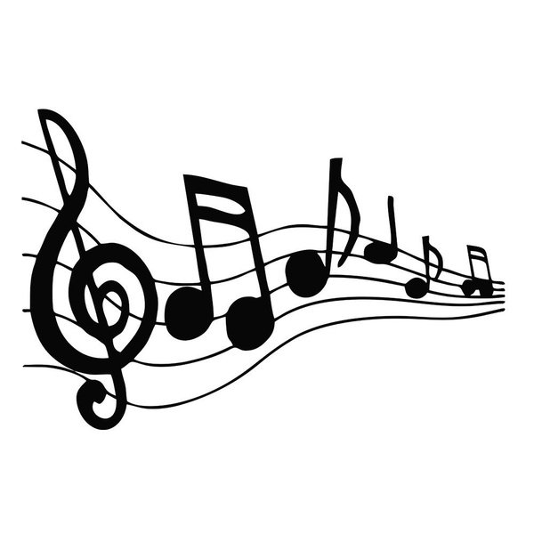 Ноты трафарет