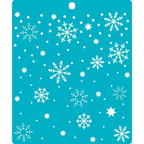 Трафарет снег