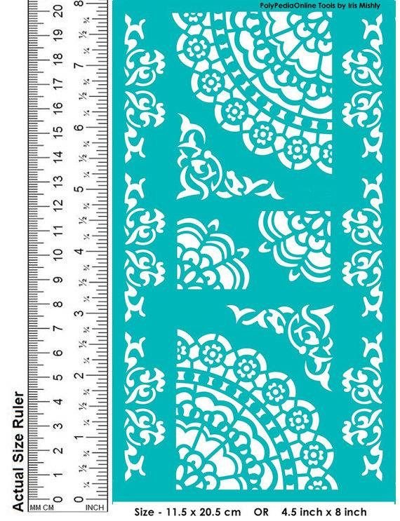 Гибкий трафарет