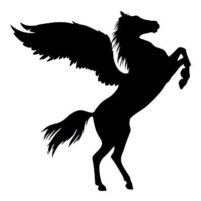 Силуэт лошади