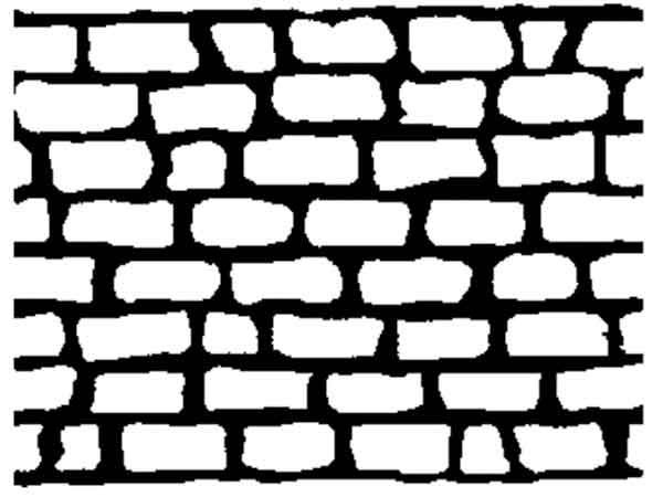 Рисунок кирпичной стены для печати