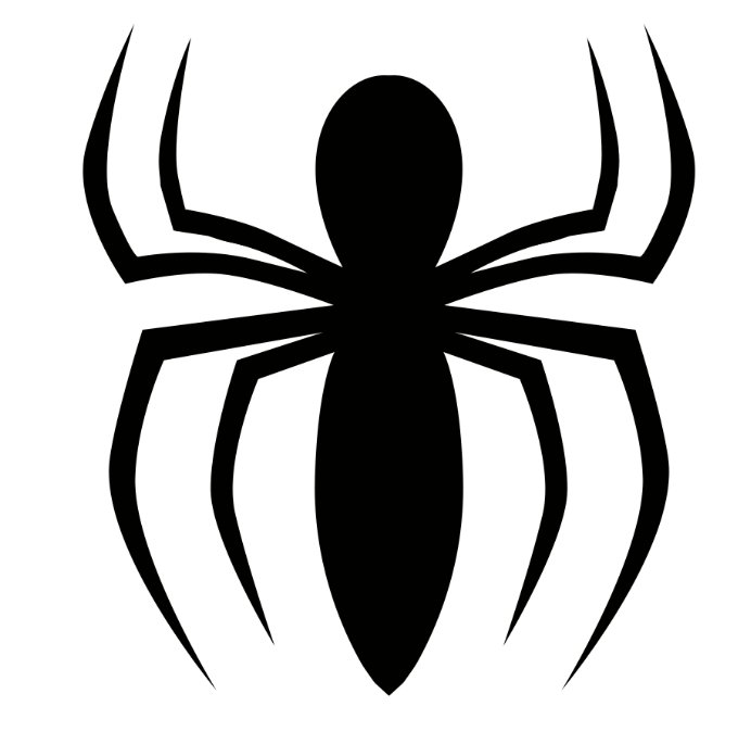 Паук силуэт