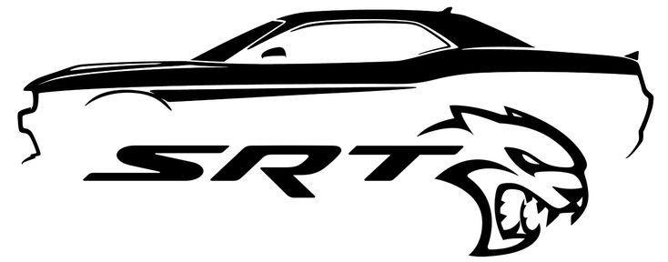 Наклейка srt Hellcat