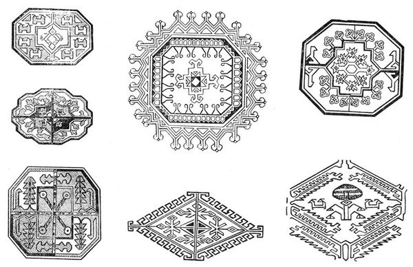 Туркмения орнамент Ковровый
