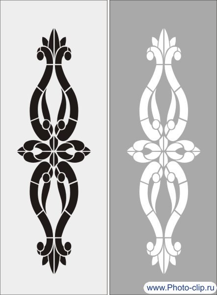 Узоры на двери