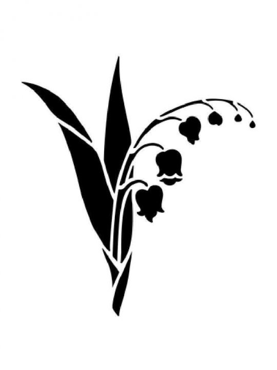 Силуэты цветов