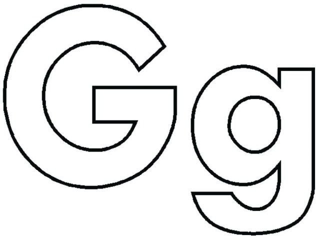 Gg буква в английском