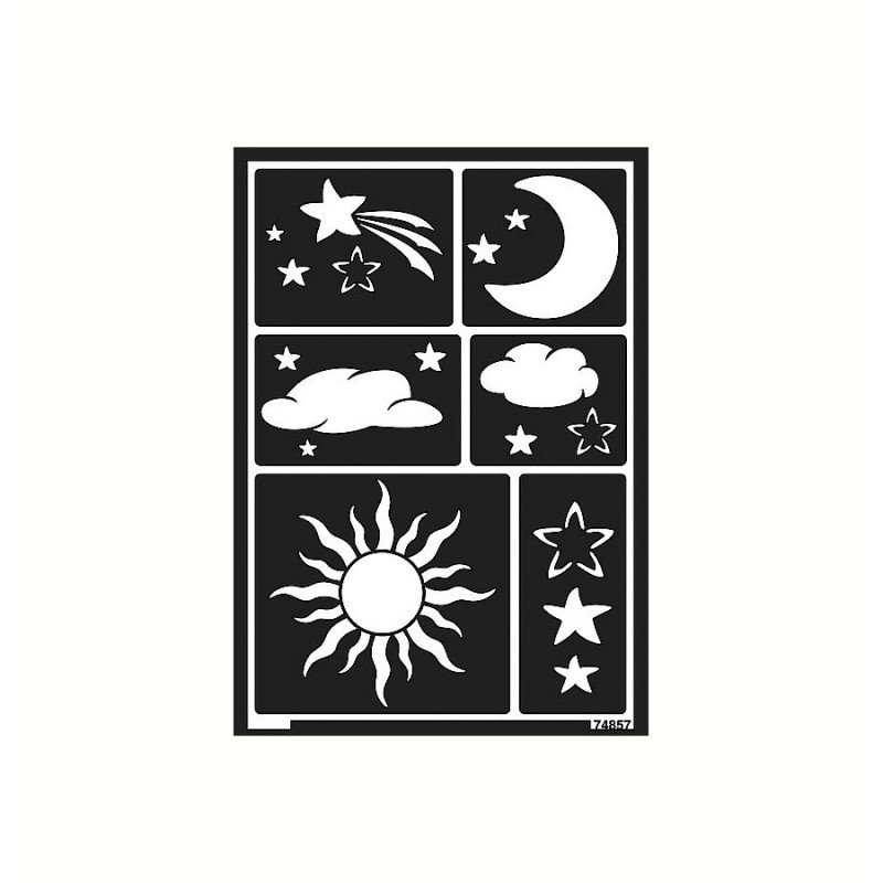 Фото через трафарет