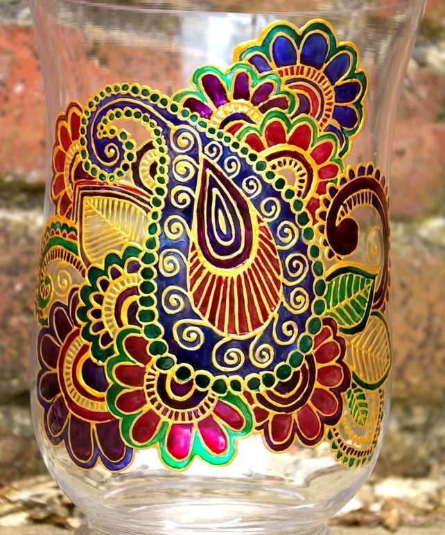 Витраж точечная роспись