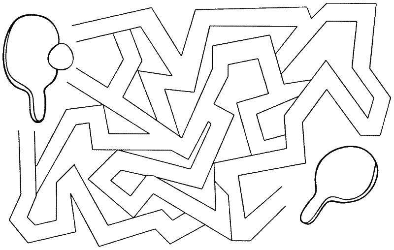 Задания для дошкольников Лабиринт