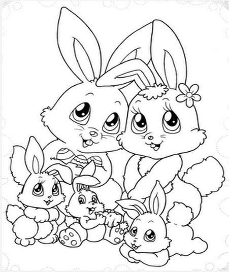 Кролик раскраска