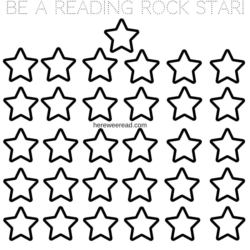 Звезды маленькие трафарет