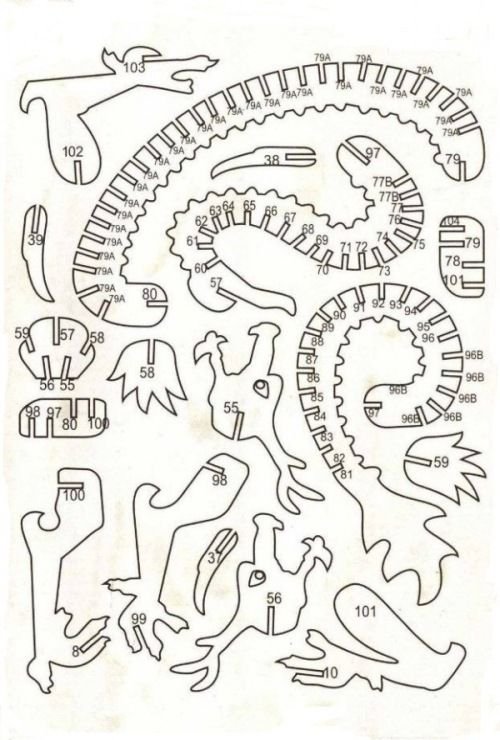 Трафареты для выпиливания лобзиком из фанеры