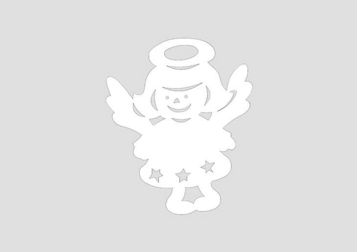 Вытынанки на окна новогодние