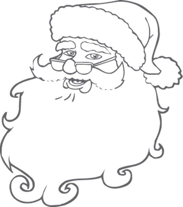 Силуэт Деда Мороза