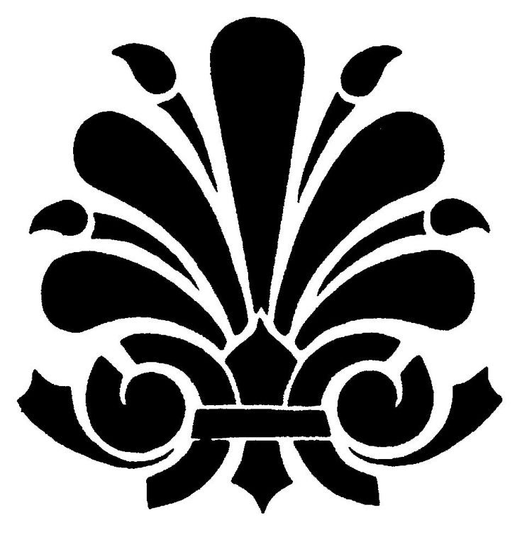 Орнамент трафарет