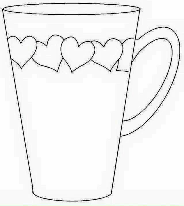 Трафарет кружки