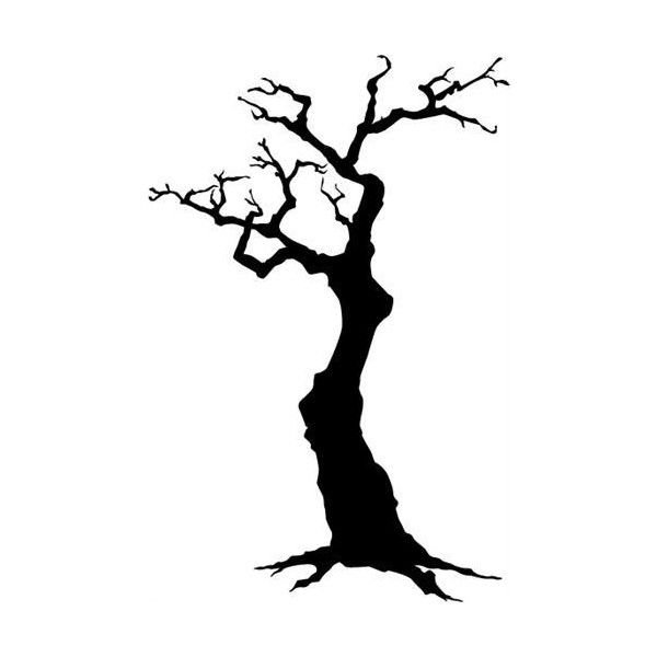 Силуэт дерева