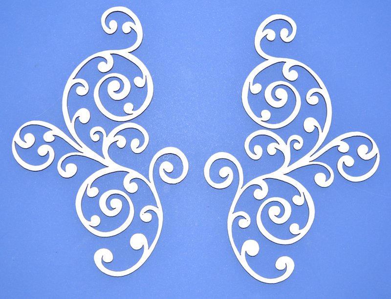 Морозные узоры трафарет