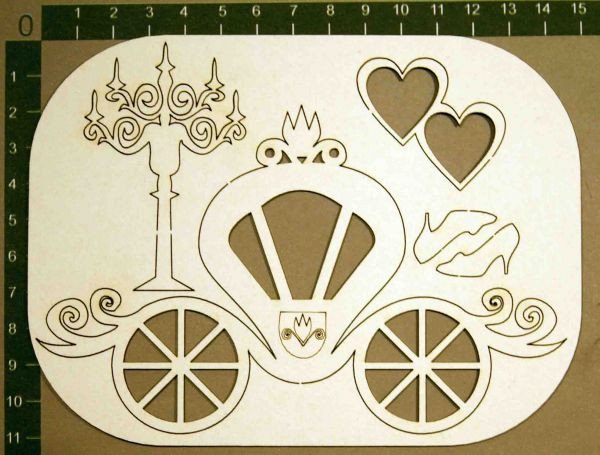 Карета трафарет