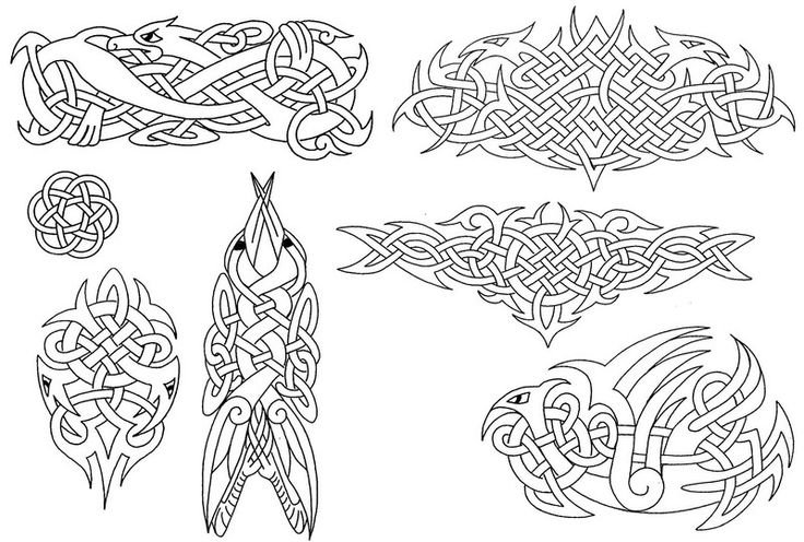 Кельтская вязь тату
