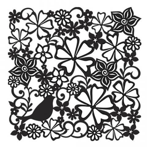 Трафарет "цветы"