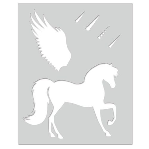 Единорог для вырезания из бумаги