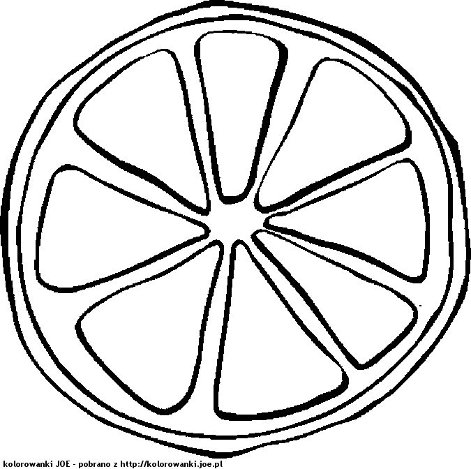 Апельсин раскраска