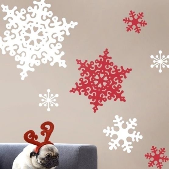 новогодний декор снежинки