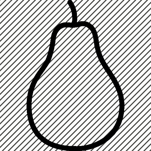 Аппликация груша