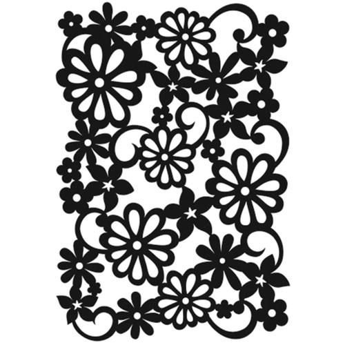 Кружевной трафарет