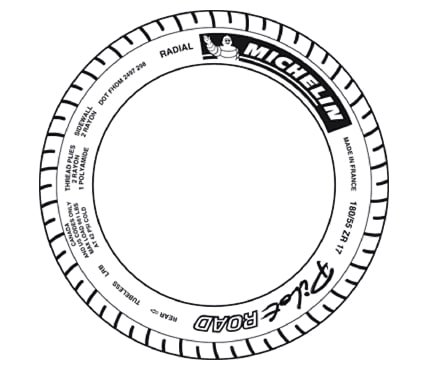 Надписи на резине