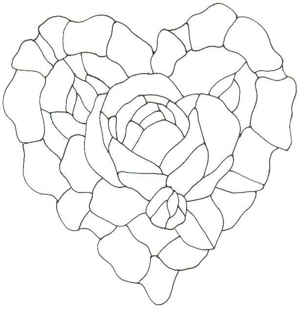 Витраж шаблон