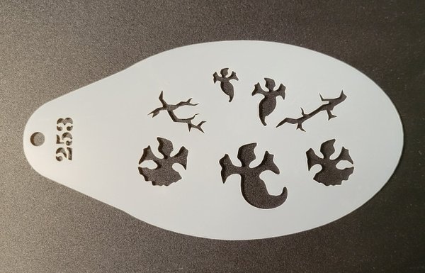 Огонь трафарет