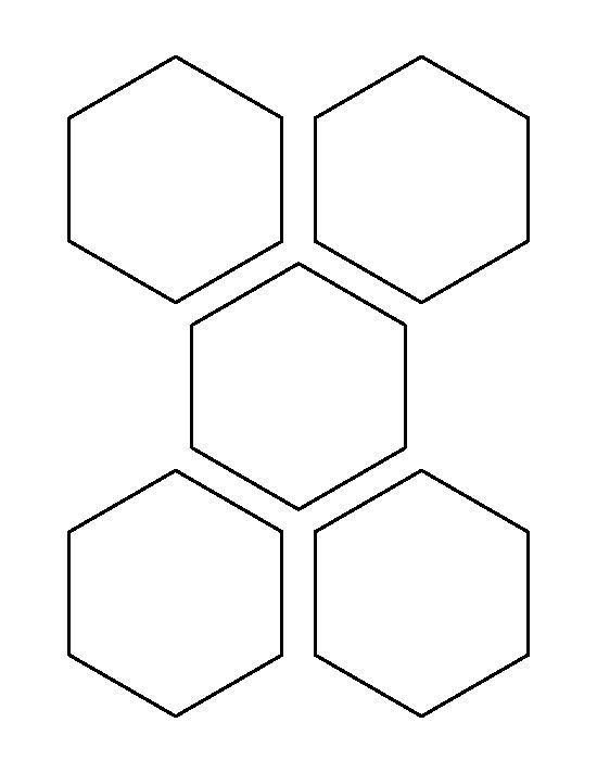 Шестиугольник шаблон