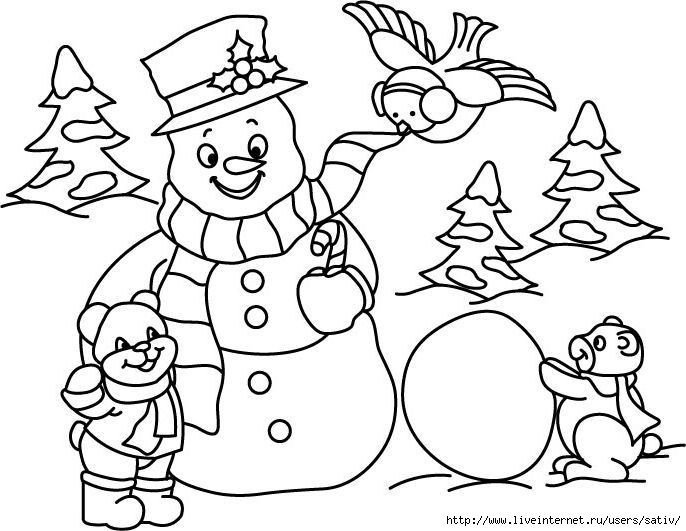 Новогодние рисунки