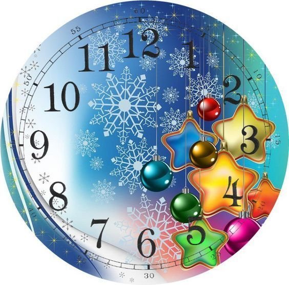 Новогодний циферблат