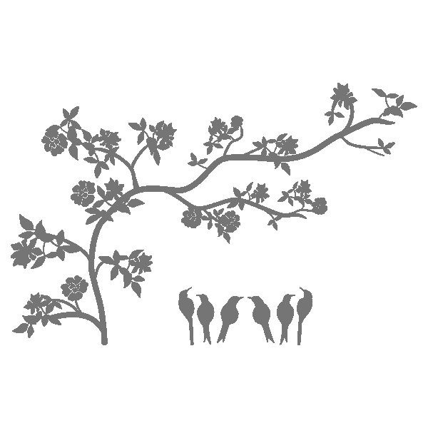 Трафарет Flowers Garden