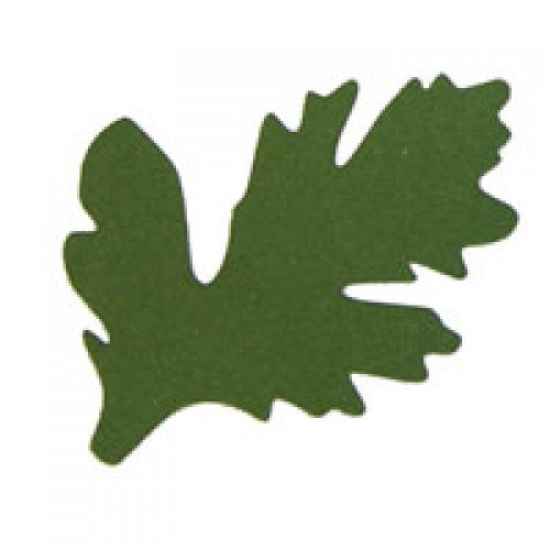 Трафарет листа хризантемы