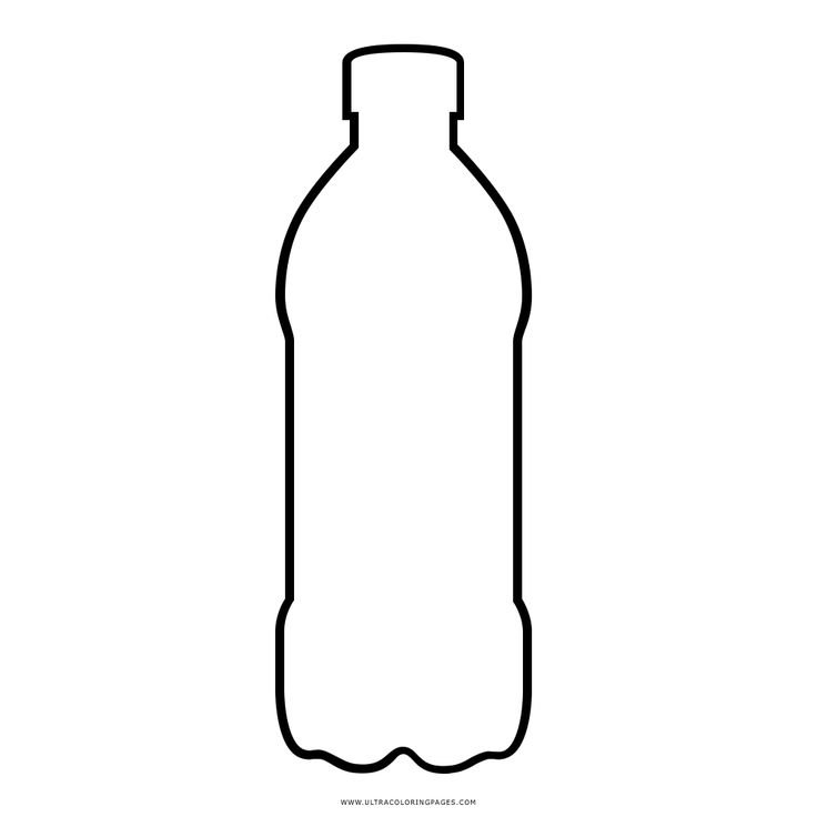 Бутылка контур