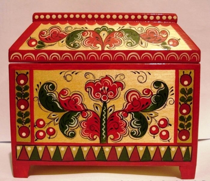 Борецкая роспись по дереву