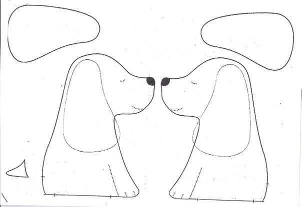 Шаблон для игрушки из ткани