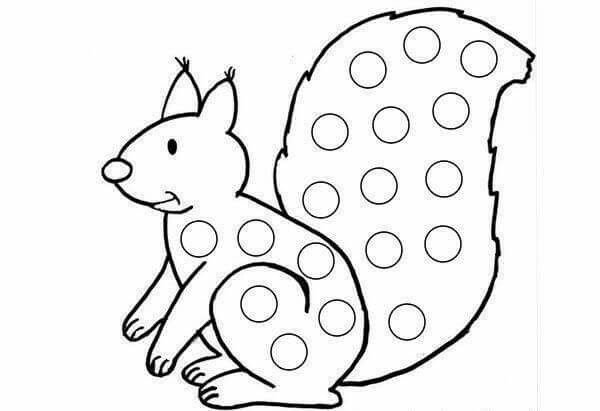 Раскраска пластилином для малышей