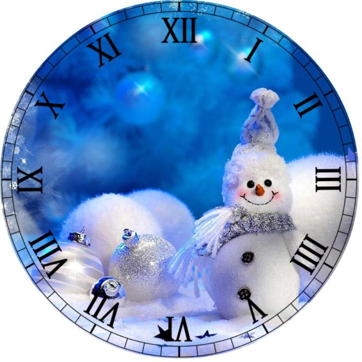 Часы новогодние
