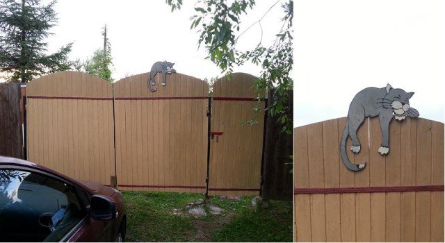 Фигурки на забор из фанеры