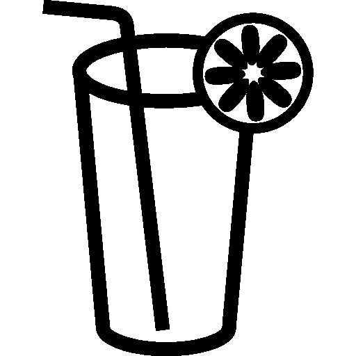 Коктейль раскраска для детей