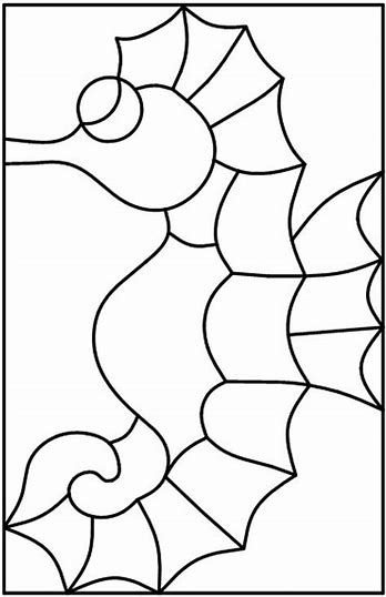 Витраж шаблон