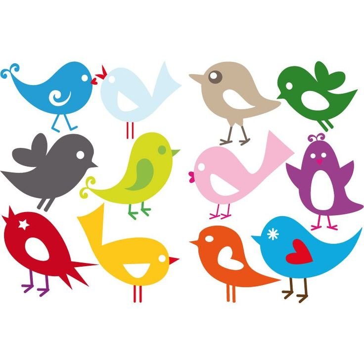 Аппликация птичка